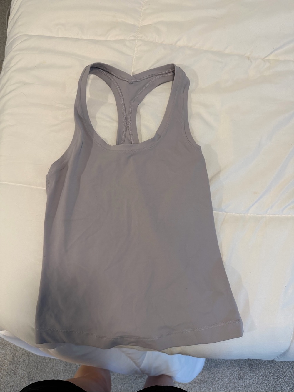 Lululemon Workout Women’s Racerback Tank Top - light purple/gray